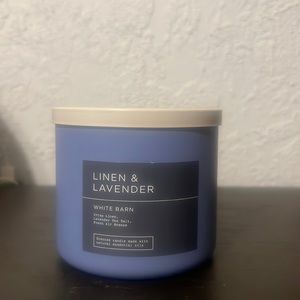 Linen and lavender 3 wick candle